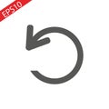 Refresh icon.Rotation arrows in a circle web icon. vector design Royalty Free Stock Photo