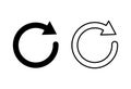Refresh icon . Reload icon vector. Update icon Royalty Free Stock Photo