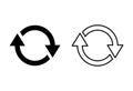 Refresh icon . Reload icon vector. Update icon Royalty Free Stock Photo