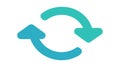 Refresh Icon Sync Loop Cycle Update Process Automation, vector design Generative AI Royalty Free Stock Photo