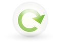 Refresh icon - vector Royalty Free Stock Photo