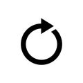 Refresh icon . Reload icon vector. Update icon Royalty Free Stock Photo