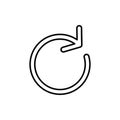 Refresh icon . Reload icon vector. Update icon Royalty Free Stock Photo