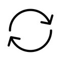 Refresh Icon Vector Symbol Design Illustration Royalty Free Stock Photo