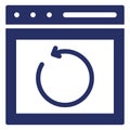 Refresh  Isolated Vector icon easily edit or modify Royalty Free Stock Photo