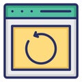 Refresh  Isolated Vector icon easily edit or modify Royalty Free Stock Photo