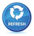 Refresh midnight blue prime round button Royalty Free Stock Photo