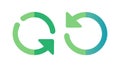 Refresh Reload Arrows Flat Vector Icon for Update and Loop, vector design Generative AI Royalty Free Stock Photo