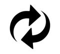 Refresh Reload Circular Arrow Vector Icon common icon Royalty Free Stock Photo