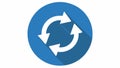 Refresh Reload Icon for Data Update and Synchronization, vector design Generative AI Royalty Free Stock Photo