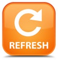Refresh (rotate arrow icon) special orange square button