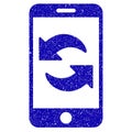 Refresh Smartphone Icon Grunge Watermark