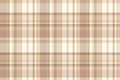 Refresh textile check tartan, network plaid texture seamless. Rag background fabric pattern vector in light and orange colors Royalty Free Stock Photo