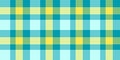 Refresh vector texture fabric, celtic seamless check pattern. Primary tartan background plaid textile in cyan and light colors