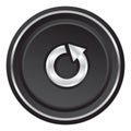 refresh web button. Vector illustration decorative design Royalty Free Stock Photo