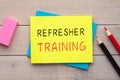 Refresher Training Concept Royalty Free Stock Photo