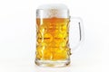 Refreshing Beer in Glass Mug Royalty Free Stock Photo