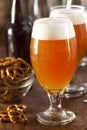 Refreshing Belgian Amber Ale Beer Royalty Free Stock Photo