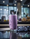 Refreshing Blueberry Shake