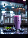 Refreshing Blueberry Shake