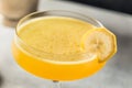 Refreshing Boozy Banana Daiquiri Royalty Free Stock Photo