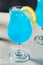 Refreshing Boozy Blue Hawaii Cocktail