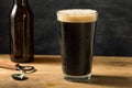 Refreshing Boozy Dark Stout Beer Royalty Free Stock Photo