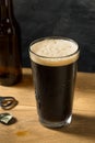 Refreshing Boozy Dark Stout Beer Royalty Free Stock Photo