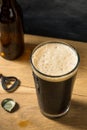 Refreshing Boozy Dark Stout Beer