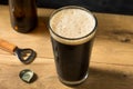 Refreshing Boozy Dark Stout Beer