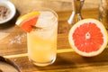 Refreshing Boozy Mezcal Spicy Paloma Royalty Free Stock Photo