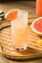 Refreshing Boozy Tequila Grapefruit Paloma Royalty Free Stock Photo