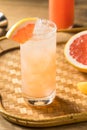 Refreshing Boozy Tequila Grapefruit Paloma Royalty Free Stock Photo