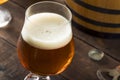 Refreshing Bourbon Barrel Aged Beer Royalty Free Stock Photo