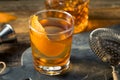 Refreshing Bourbon Old Fashioned Cocktail Royalty Free Stock Photo