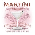 Martini Cocktail New Orleans French Quarter Bourbon Street Louisiana