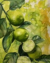 Refreshing Citrus: A Macro Exploration of Lemon Trees and Limes