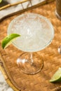 Refreshing Cold Boozy Frozen Tequila Margarita