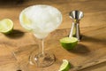 Refreshing Cold Boozy Frozen Tequila Margarita