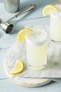 Refreshing Cold Egg Gin Fizz Royalty Free Stock Photo