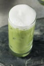 Refreshing Cold Foam Iced Matcha Latte