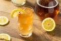 Refreshing Cold Lemonade and Iced Tea Royalty Free Stock Photo