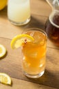 Refreshing Cold Lemonade and Iced Tea Royalty Free Stock Photo