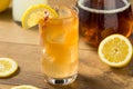 Refreshing Cold Lemonade and Iced Tea Royalty Free Stock Photo