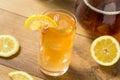 Refreshing Cold Lemonade and Iced Tea Royalty Free Stock Photo