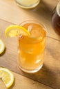 Refreshing Cold Lemonade and Iced Tea Royalty Free Stock Photo