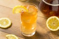 Refreshing Cold Lemonade and Iced Tea Royalty Free Stock Photo