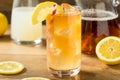 Refreshing Cold Lemonade and Iced Tea Royalty Free Stock Photo