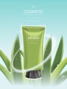 Refreshing cosmetic product poster