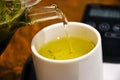 Freshly Brewed Organic Green Tea